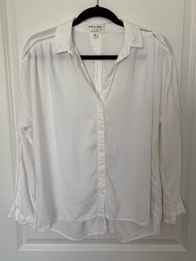 Cloth & Stone White Button Down Shirt